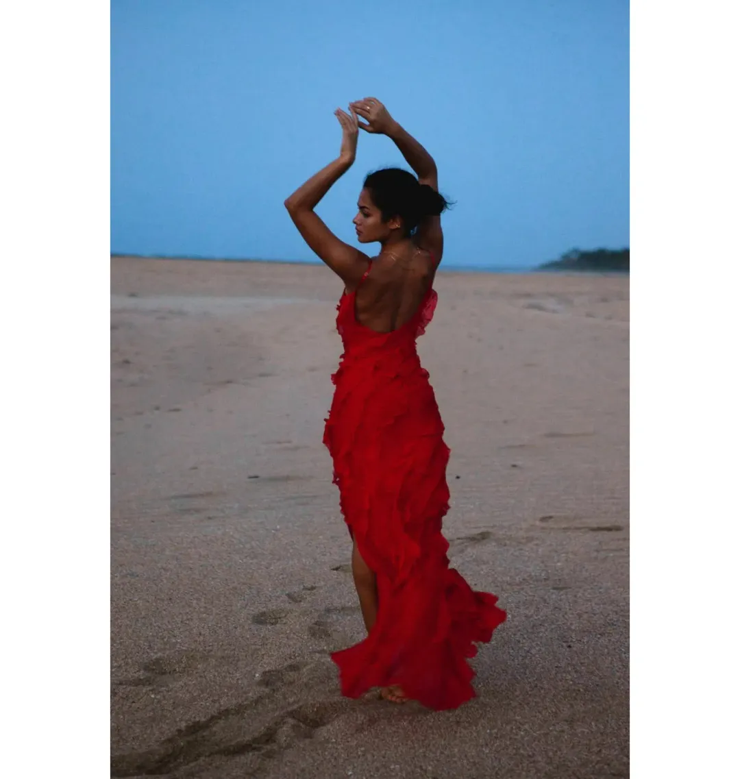 Rat & Boa Cecelia Dress Red Size M / AU 10 for rent on The Volte - main image