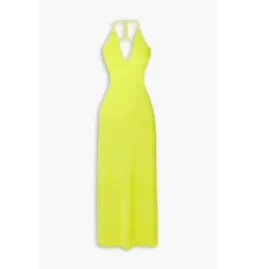 Dion Lee Rope-trimmed Open-back Cady Midi Dress in Yellow Size AU 6  for rent on The Volte - image 5