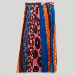 GORMAN Walk It Pleated Skirt multicolour size 6 for rent on The Volte - image 6