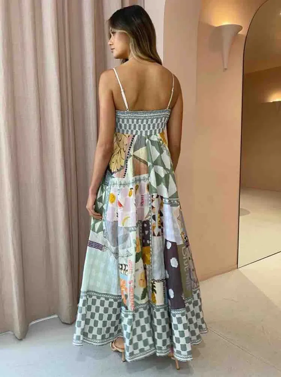Alemais Emma Gale Sundress Multi Size 12 for rent on The Volte - main image
