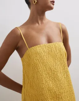 Lover Lina Mini Dress Golden Yellow Size 10 for rent on The Volte - image 4