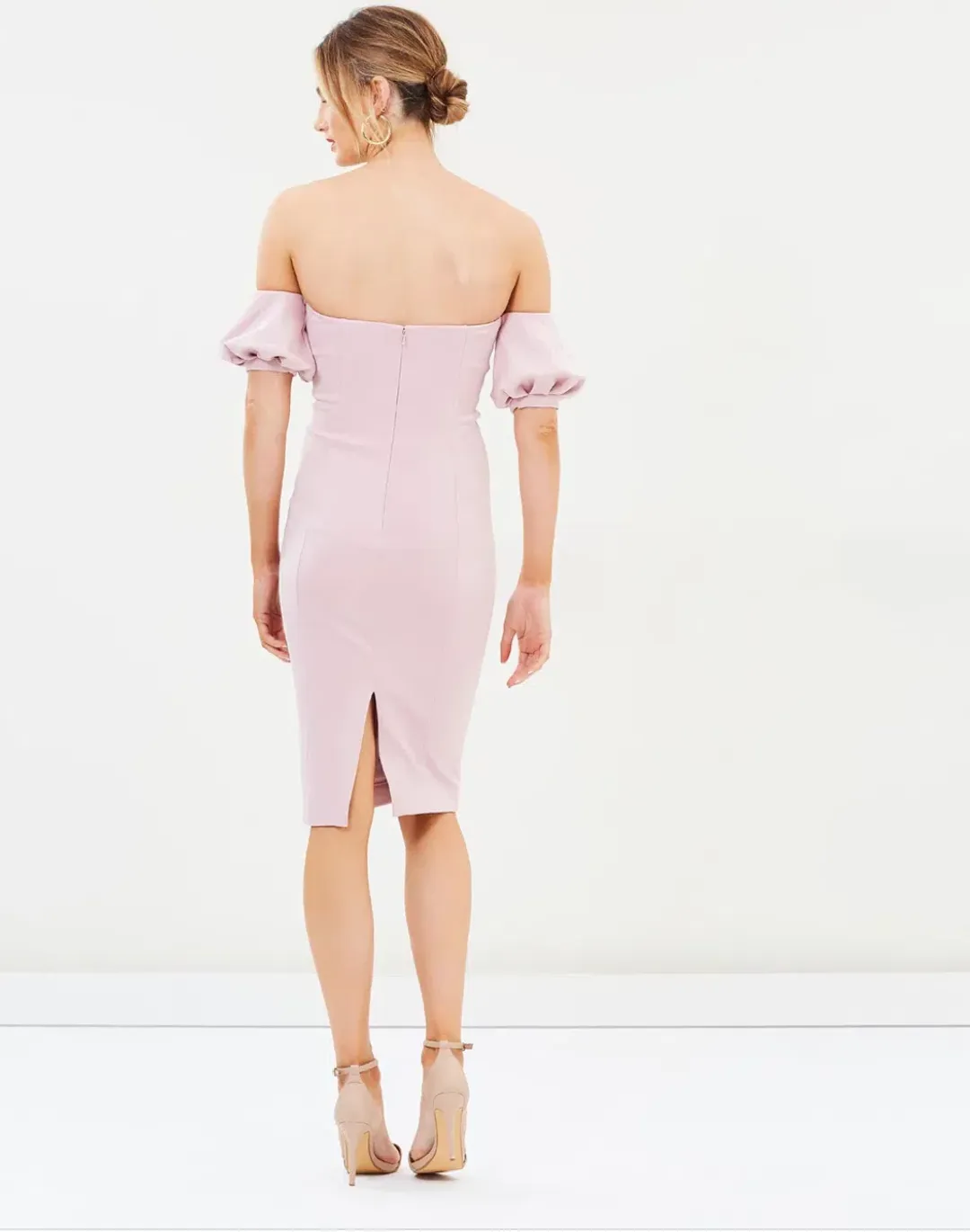 MISHA Nala Dress Blush Size 8/S for rent on The Volte - main image