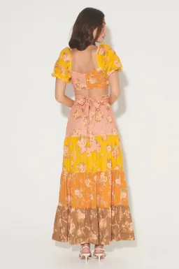 Hansen and Gretel Katarina Top and Mae Skirt Set Multi Floral Size 8 for rent on The Volte - image 2