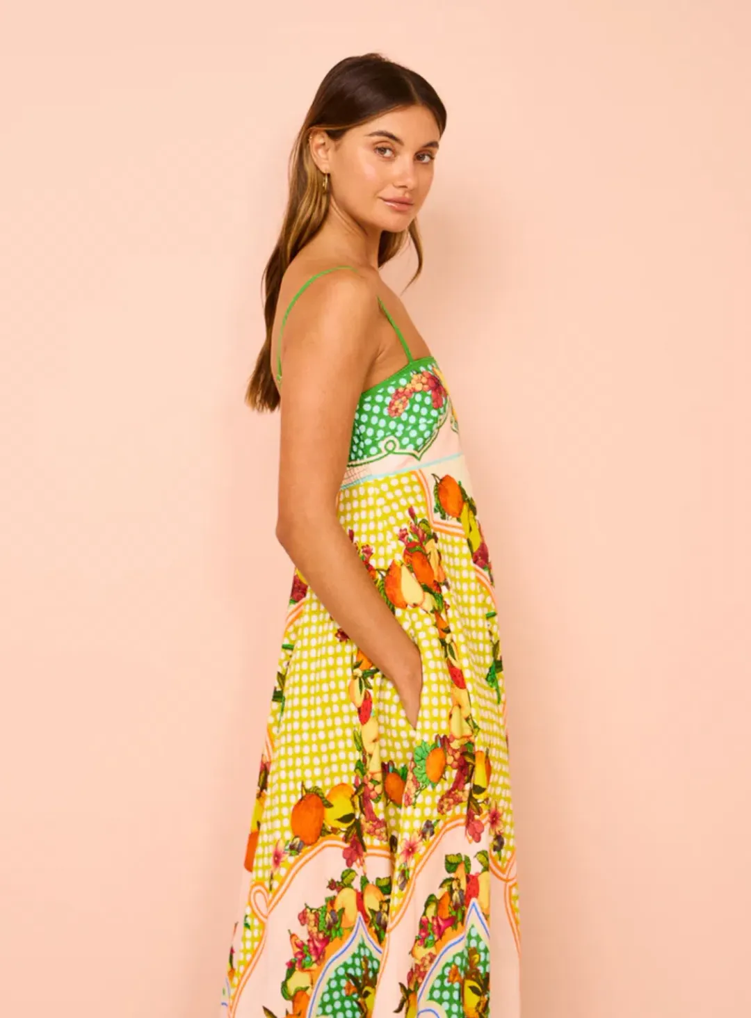 Alemais Lemonis Sundress Print Size 14 for rent on The Volte - main image