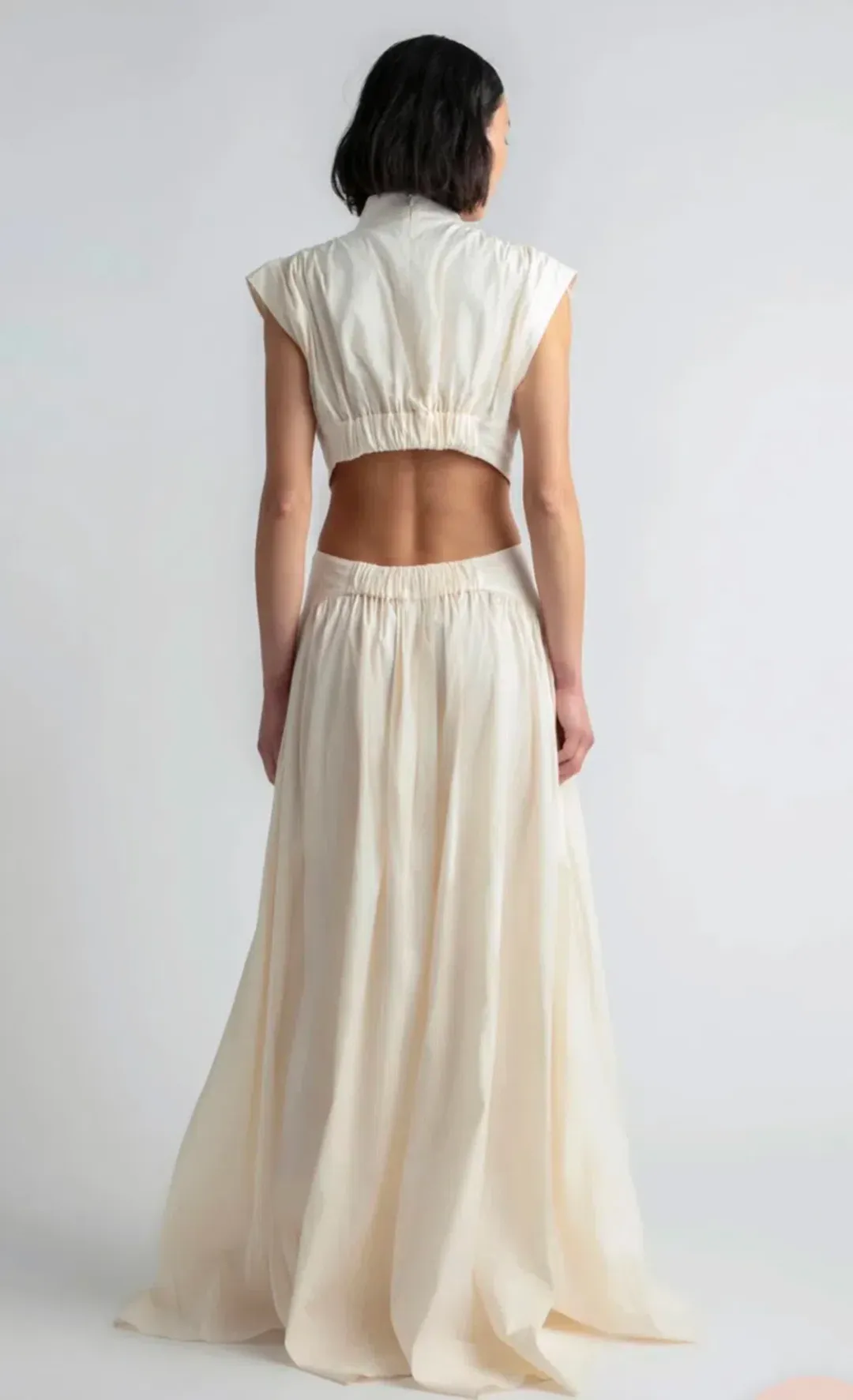 Camilla and Marc Oriella Dress Cream Size 10 for rent on The Volte - main image