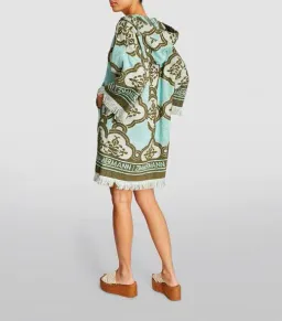 Zimmermann Lyre Fringed Terry Towel Mini Dress Blue Size 1 / AU 10 Toweling Coverup for rent on The Volte - image 3