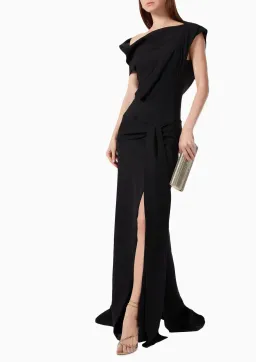 Maticevski Pleasure Knot Gown Black Size 6 for rent on The Volte - image 1