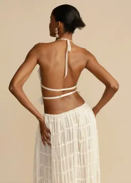 Arcina Ori Juliette Top and Skirt Cream Size S / AU 6-8 for rent on The Volte - image 18