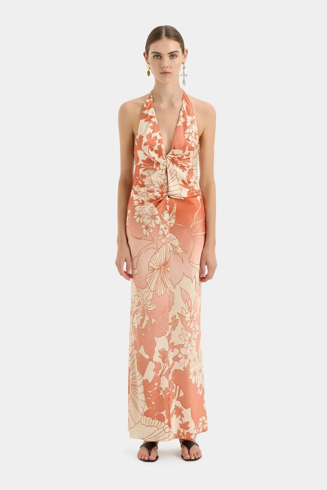 Sir The Label Como Twist Dress Paradiso Print Size 8 for rent on The Volte - main image
