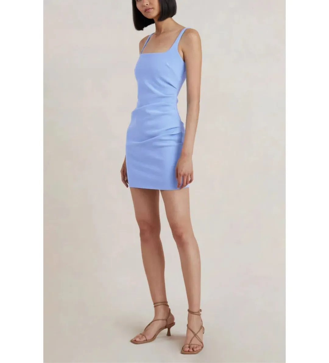 Bec & Bridge Karina Mini Dress Blue Size 12 for rent on The Volte - main image