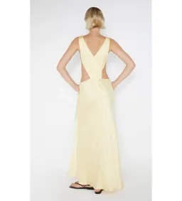 Bec & Bridge Agathe Diamond Dress Yellow Size 8 for rent on The Volte - image 2
