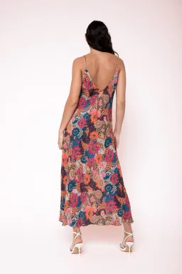 Kachel Lina Midi Slip Dress in Enchanted Garden Size M / AU 10 for rent on The Volte - image 3