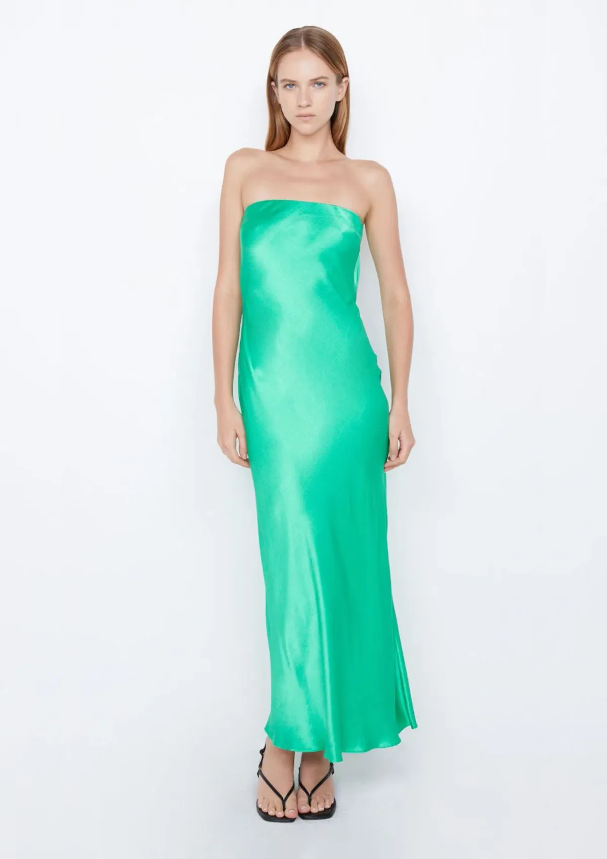 Bec & Bridge Moon Dance Dress Emerald Green Size 6 for rent on The Volte - main image