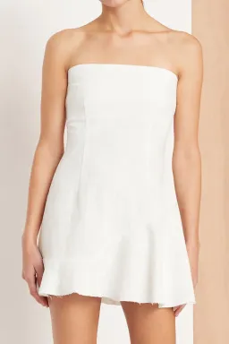 Bec & Bridge Sweet Pea Astn Mini Dress White Size 6 for rent on The Volte - image 2
