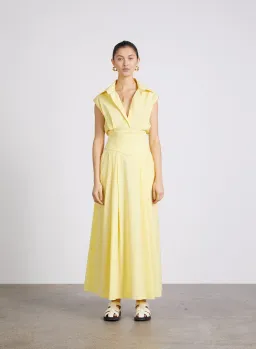 Anna Quan Noor Shirt Dress Yellow Size XS / AU 6  for rent on The Volte - image 1
