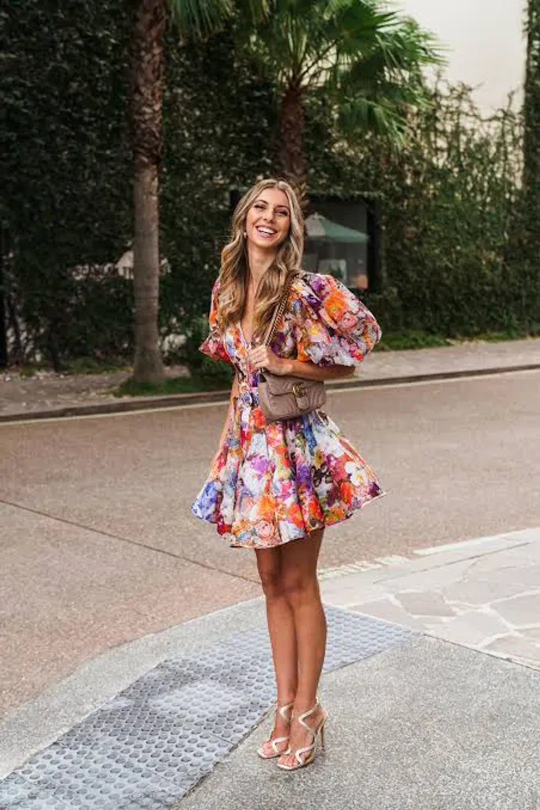 Zimmermann The Prima Voile Mini Dress in Multi Floral Size 3/Au 14  for rent on The Volte - main image