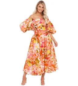 Acler Porter Dress Pink Bouquet Size 10 for rent on The Volte - image 1