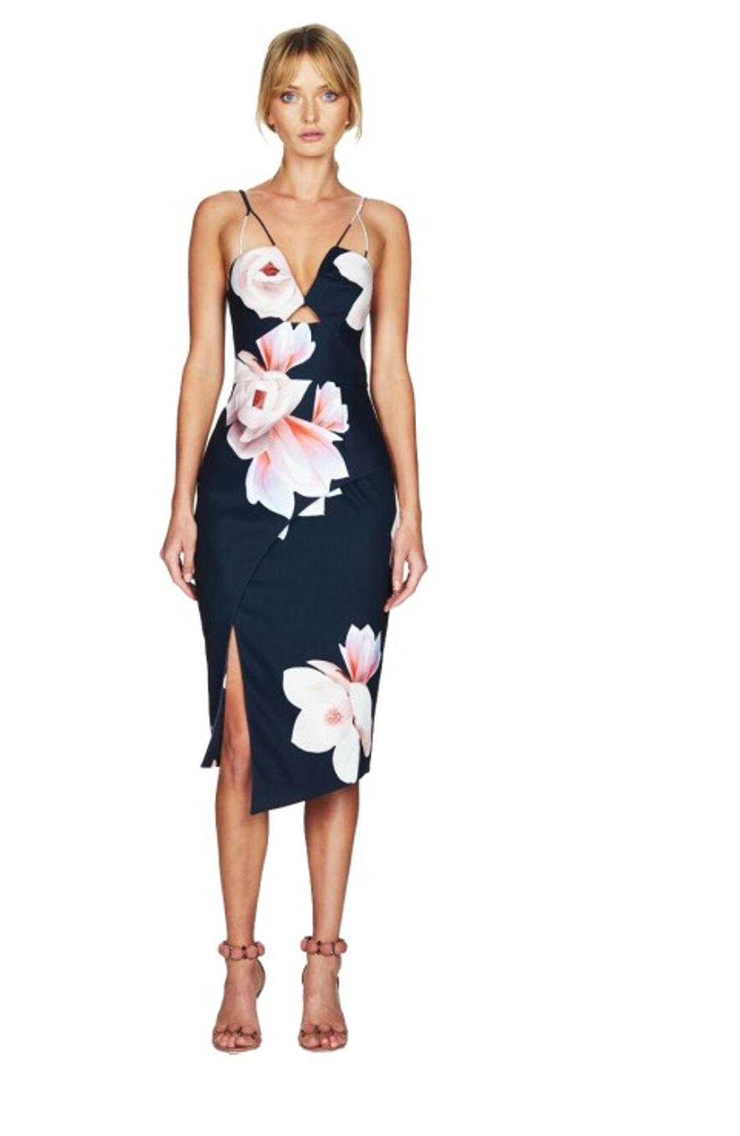 FLORAL AFFAIR PRINT FLORAL AFFAIR MIDI DRESS - TALULAH for rent on The Volte - main image