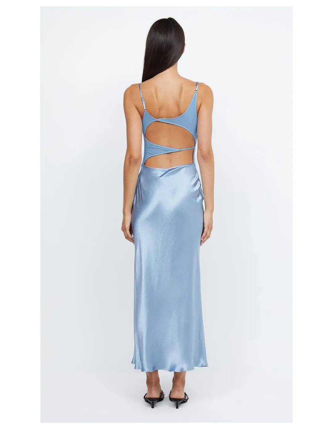 Bec & Bridge Margot Split Dress Blue Size 8 for rent on The Volte - main image