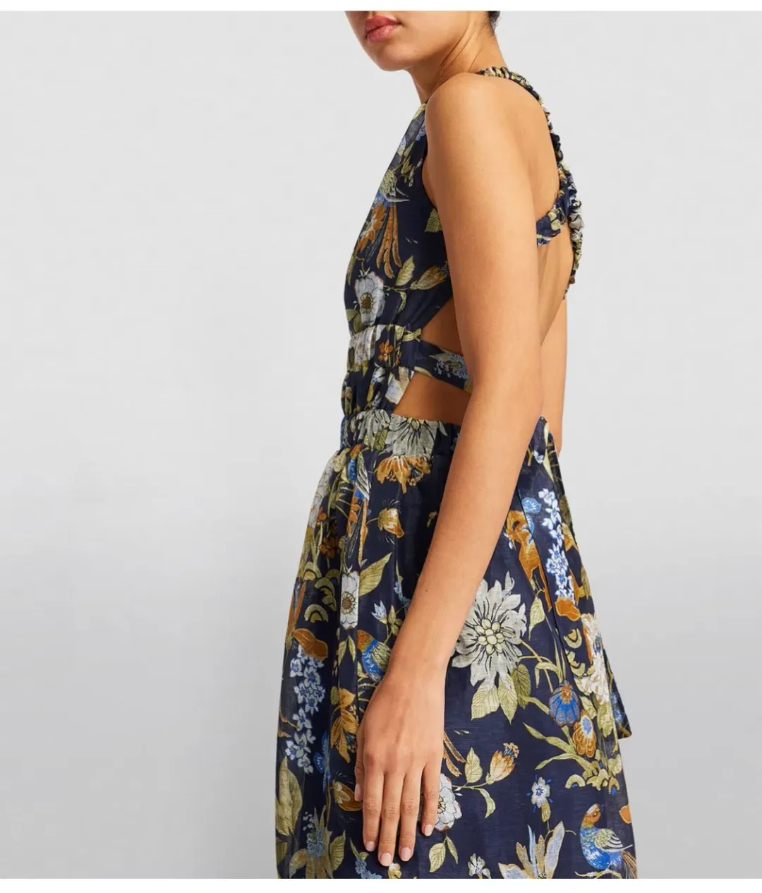 Sir the Label Lilian Cross Back Dress Delia Floral Size 0/ AU 6 for rent on The Volte - main image