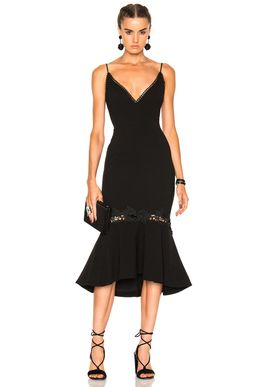 Crepe Fitted Panel Dress for rent on The Volte - image 1