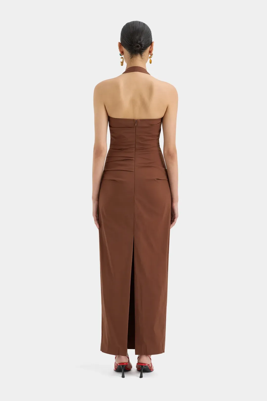 Sir the Label Nikki Gown Brown Size 10 for rent on The Volte - main image