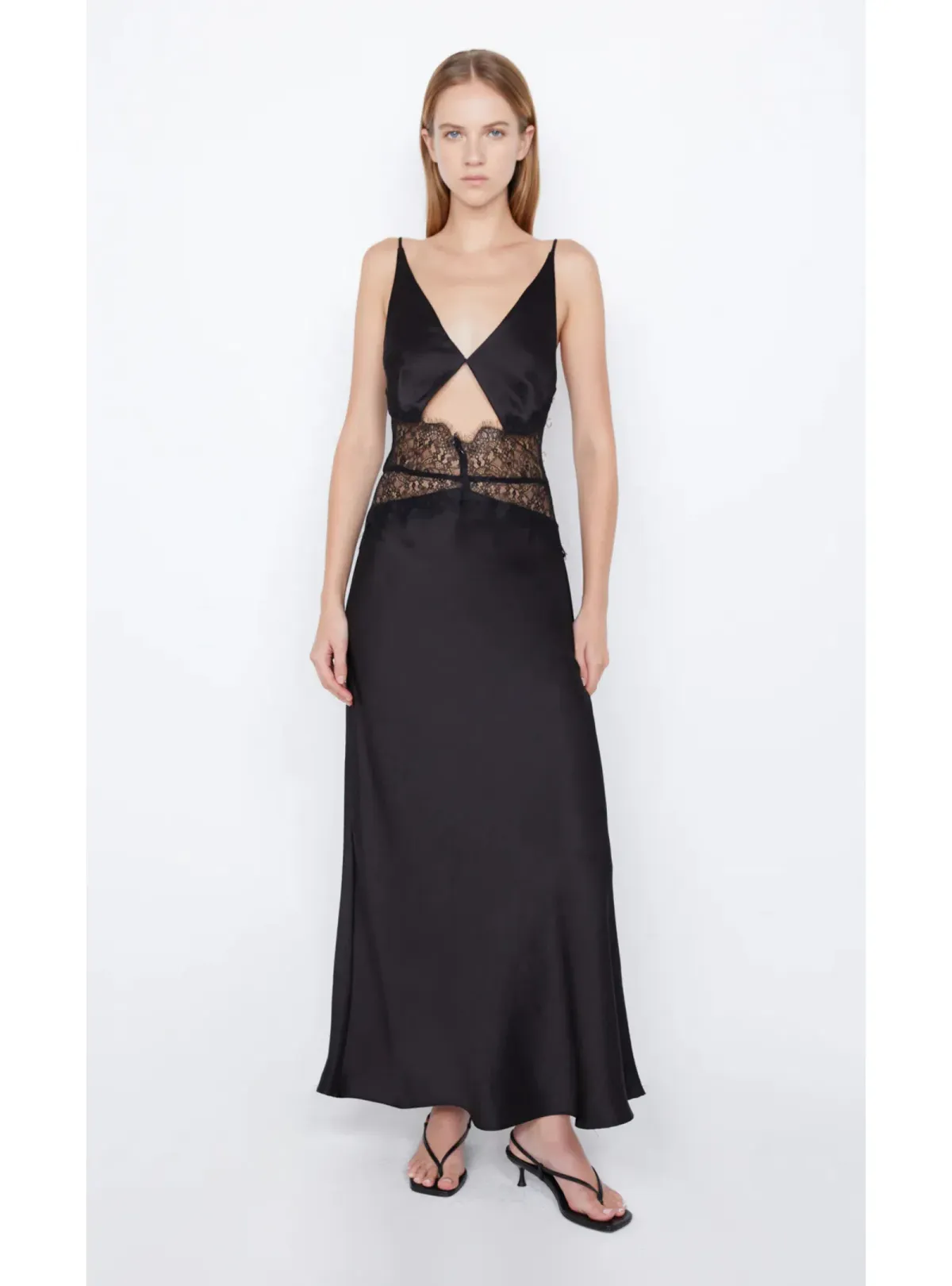 Bec & Bridge Camille Maxi Dress Black Size AU 10 for rent on The Volte - main image