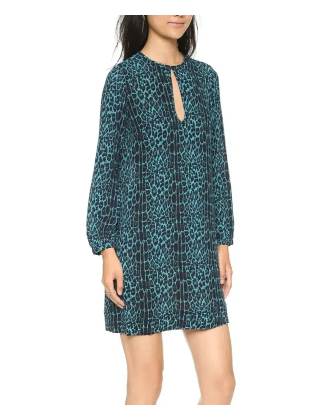 Zimmermann Esplanade Teardrop Shift Dress in Leopard Print Size 1 / AU 10 for rent on The Volte - main image
