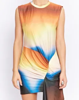 Pfeiffer Lexington Mini Dress in Earth Size L / AU 14 for rent on The Volte - image 4