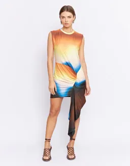 Pfeiffer Lexington Mini Dress in Earth Size L / AU 14 for rent on The Volte - image 2