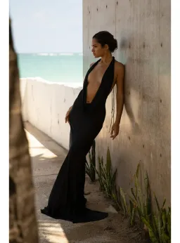 Rat & Boa Donyale Dress Black Size AU 8 for rent on The Volte - image 1