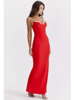 House of CB Tamara Dress in Red Size AU 8 for rent on The Volte - image 2