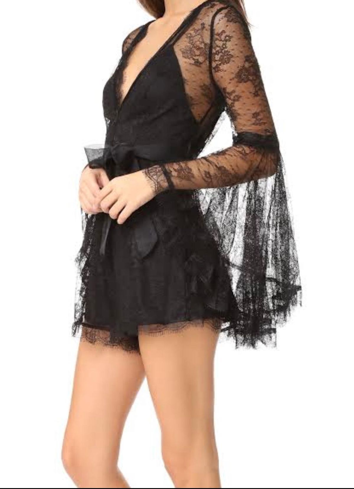 Alice McCall Gemini Playsuit Black Size 10 for rent on The Volte - main image