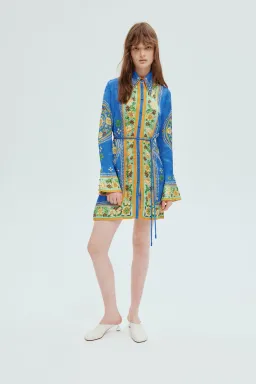 Alemais Linda Mini Dress Multi Floral Size 10 for rent on The Volte - image 1