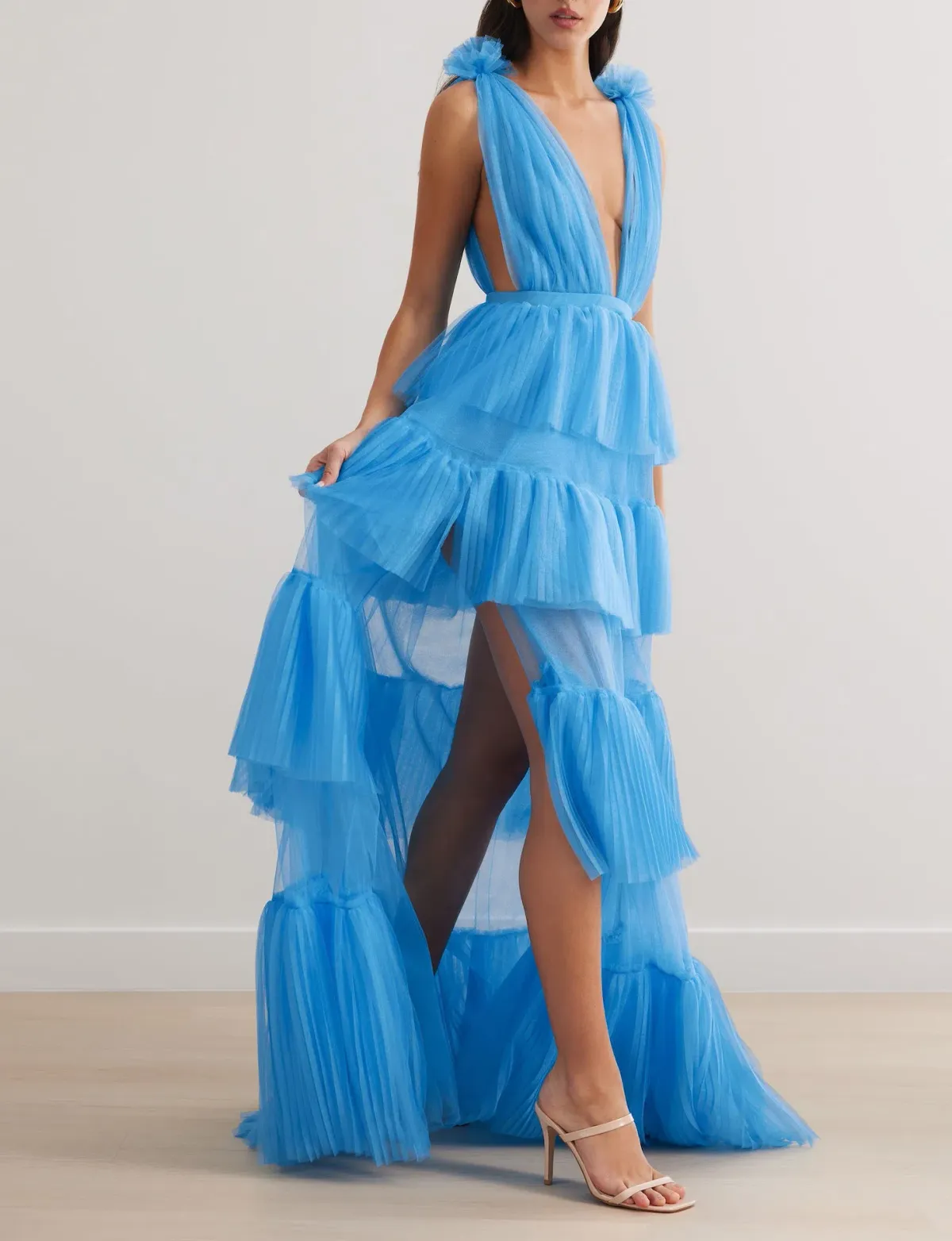 Lexi Zendaya Dress in Blue Size 10 for rent on The Volte - main image