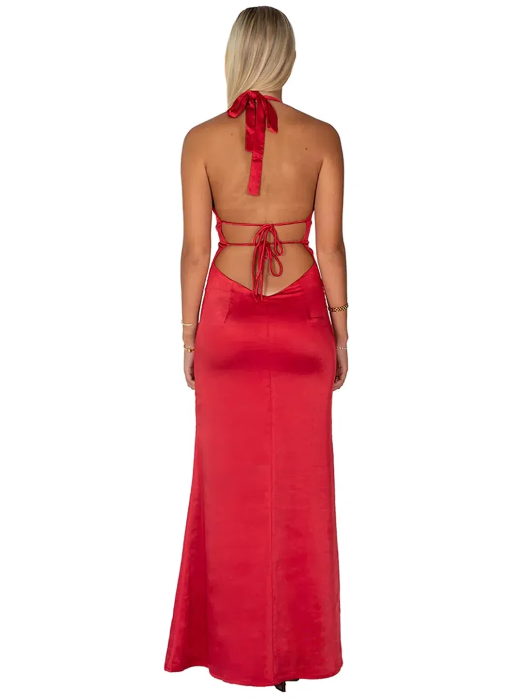 I am Delilah Margot Maxi Dress In Cherry Red Size S / AU 8 for rent on The Volte - main image