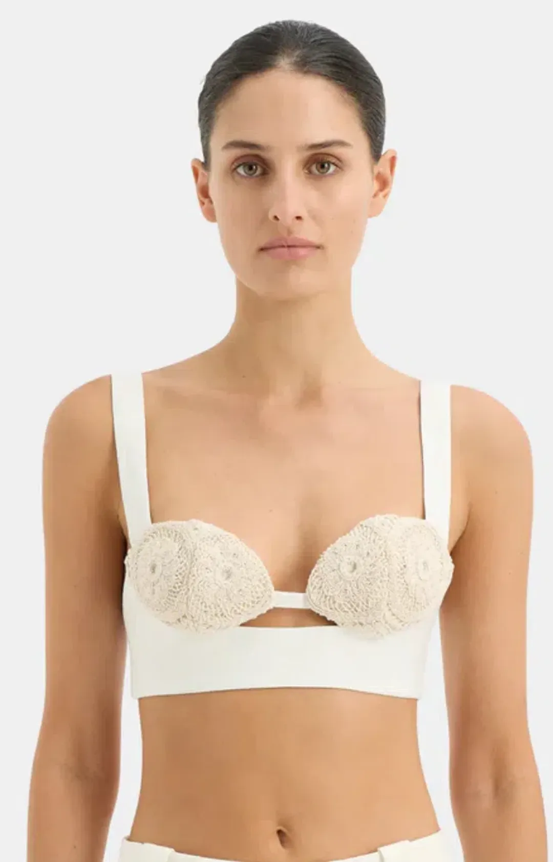 Sir The Label Atacama Bralette Size 2 & Midi Skirt Size 1 Set Natural for rent on The Volte - main image
