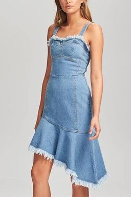 Steele Denim Dress size L / 12  for rent on The Volte - image 1