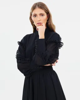 Mossman Nothing Ever Seen Before Dress Black Size AU 10 for rent on The Volte - image 5