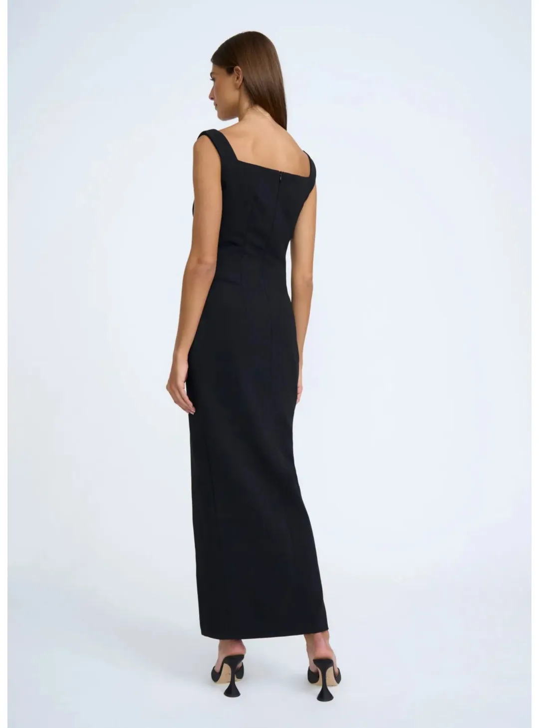 By Johnny Femmina Diamond Pipe Midi Dress Black Size AU 12 for rent on The Volte - main image