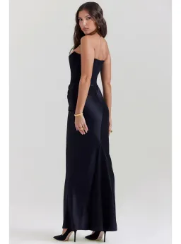 House of CB Persephone Strapless Corset Dress Black Size M / AU 10 for rent on The Volte - image 2