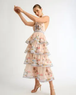 Sheike Riviera Max Dress Blush Pink Size 10 for rent on The Volte - image 2