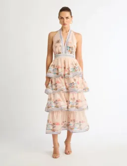 Sheike Riviera Max Dress Blush Pink Size 10 for rent on The Volte - image 1