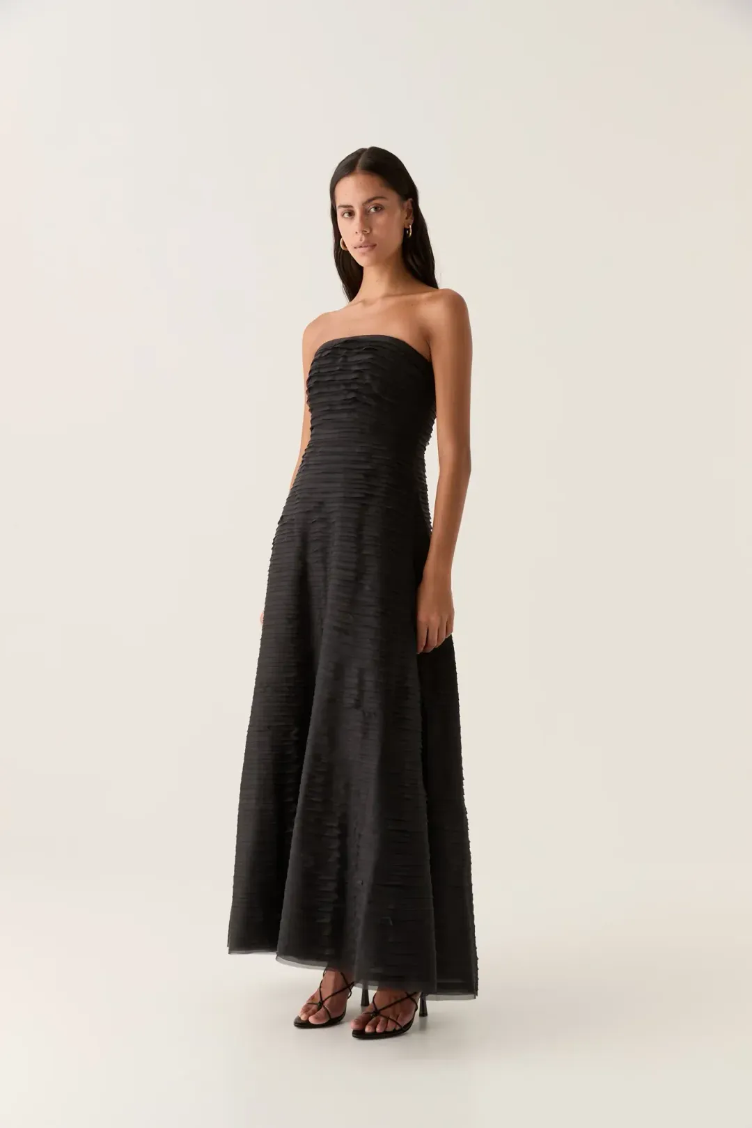 Aje Soundscape Maxi Dress in Black Size 14 for rent on The Volte - main image