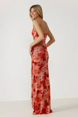 Lexi Fleur Dress Print Size 8  for rent on The Volte - image 4