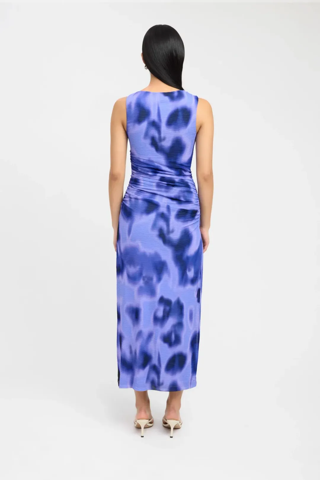 Kookai Poppy Maxi Dress Blue Print Size 36/Au 8 for rent on The Volte - main image