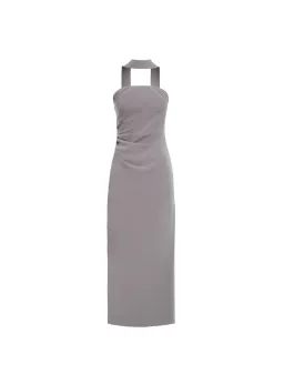 Kookai Koko Scarf Maxi Dress Charcoal Size 40 / AU 12 for rent on The Volte - image 5