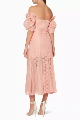 Alice McCall About You Midi Dress Rogue Pink Size 8 for rent on The Volte - image 3