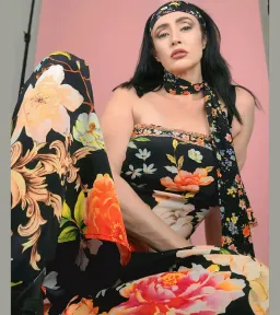 Camilla Secret History Tie Waist Strapless Jumpsuit Size XXL / AU 18 for rent on The Volte - image 1