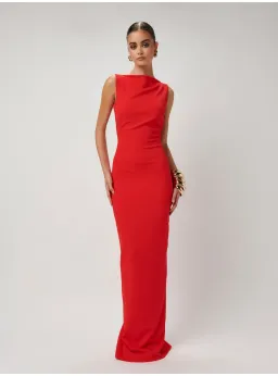 Effie Kats Verona Gown Cherry Red Size M / AU 10 for rent on The Volte - image 1
